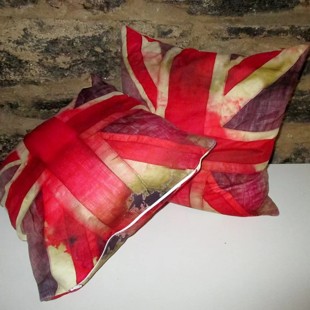 Vivienne Westwood Union jack inspired cushions